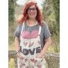 overalls Love Applique Cosmo in Crush Magnolia Pearl - 16