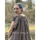 dress Ottilia in Charcoal Magnolia Pearl - 6