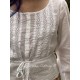chemisier 44832 organdie Blanc Ewa i Walla - 23