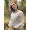 chemisier 44832 organdie Blanc Ewa i Walla - 11