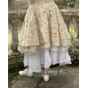 jupe 22145 voile de coton Jaune à fleurs Ewa i Walla - 3