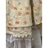 jupe 22145 voile de coton Jaune à fleurs Ewa i Walla - 12