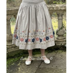 jupe 22135 coton Bleu clair Ewa i Walla - 1