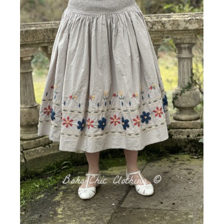 jupe 22135 coton Bleu clair Ewa i Walla - 1