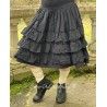 jupe 22136 coton Noir Ewa i Walla - 2