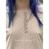 pullover 44842 Dust pink with dots jersey Ewa i Walla - 8