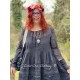 robe 55754 organdie Noir Ewa i Walla - 3