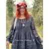 robe 55754 organdie Noir Ewa i Walla - 3