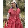 dress SONIA raspberry organza Les Ours - 4