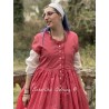 robe SONIA organza framboise Les Ours - 4