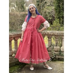 robe SONIA organza framboise