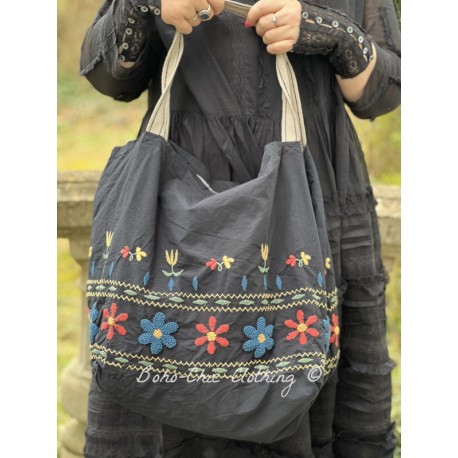 sac 77528 coton Noir Ewa i Walla - 1