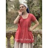 tunique EVY voile de coton framboise Les Ours - 7