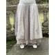 skirt / petticoat NELYA white cotton with flower print and small red dots Les Ours - 2
