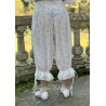 panty / pantalon ROBERT coton blanc à imprimé fleurs Les Ours - 4