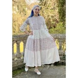 dress SYRINE patchwork cotton voile