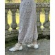 pantalon GUS coton bleu gris à imprimé fleurs Les Ours - 7