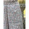 pantalon GUS coton bleu gris à imprimé fleurs Les Ours - 12