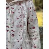 veste longue TIAGO flex écru à imprimé fleurs Les Ours - 18