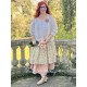 jupe 22145 voile de coton Jaune à fleurs Ewa i Walla - 7