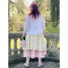 jupe 22145 voile de coton Jaune à fleurs Ewa i Walla - 8