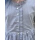 dress SONIA blue gray organza Les Ours - 14