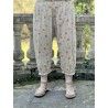 panty / pantalon 11376 voile de coton Jaune à fleurs Ewa i Walla - 6