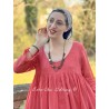 robe SOLINE voile de coton framboise Les Ours - 3