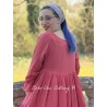 robe SOLINE voile de coton framboise Les Ours - 6