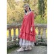 dress SOLINE raspberry cotton voile Les Ours - 4