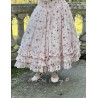 skirt / petticoat ANGELIQUE ecru cotton voile with flower print Les Ours - 2