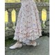 skirt / petticoat ANGELIQUE ecru cotton voile with flower print Les Ours - 3