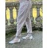 panty FANFAN voile de coton bleu gris à imprimé fleurs Les Ours - 3