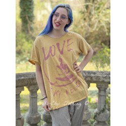 T-shirt Love Religion in Tropic Magnolia Pearl - 1