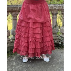 skirt / petticoat SELENA raspberry cotton voile
