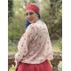 blouse OWEN ecru cotton voile with flower print Les Ours - 4