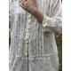 chemise ELENI voile de coton blanc à imprimé fleurs Les Ours - 8