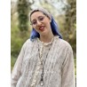 chemise ELENI voile de coton blanc à imprimé fleurs Les Ours - 2