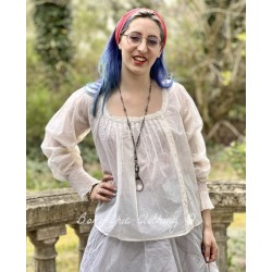 top DIEGO organza écru