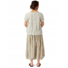 jupe 22154 voile de coton Jaune à fleurs Ewa i Walla - 17