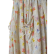 jupe 22154 voile de coton Jaune à fleurs Ewa i Walla - 18