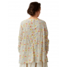 chemisier 44821 voile de coton Jaune à fleurs Ewa i Walla - 24