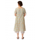 robe 55736 voile de coton Jaune à fleurs Ewa i Walla - 15