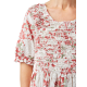 robe 55741 coton Fleurs rouges Ewa i Walla - 18