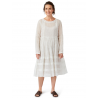 robe 55750 organdie Blanc à petits pois verts Ewa i Walla - 16