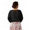 pull 44845 lin tricoté Noir Ewa i Walla - 12