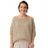 pull 44845 lin tricoté Beige Ewa i Walla - 20