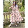 robe 55741 coton Fleurs rouges Ewa i Walla - 2
