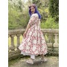 robe 55741 coton Fleurs rouges Ewa i Walla - 5