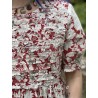 robe 55741 coton Fleurs rouges Ewa i Walla - 20
